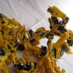 Bumblebee inspects the carnage
