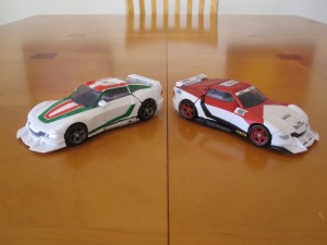 Wheeljack and Marlboor - Sports Car modes