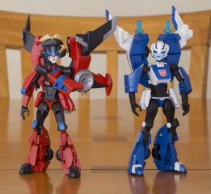 TFA Windblade and Chromia (customs)