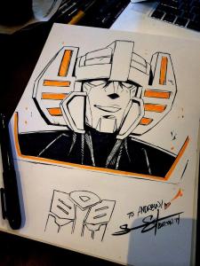 Sunstreaker Sketch by Sarah Stone