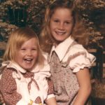 Jessica and Kathleen pose together in this adorable photo. (10/19/1979)