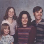 The Cole Family: Jessica, Kathleen, Diane and Douglass. (2/1984)