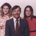 The Cole family: Kathleen, Douglass and Jessica. (6/1989)