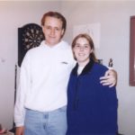 Andrew Green and Jessica Cole stand together just a few days after meeting at Arizona State University. (2/1/1997)