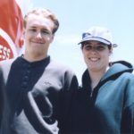 Andrew and Jessica board a San Francisco Bay Cruise. (7/1/1998)