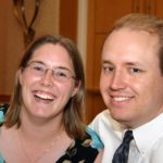 Andrew and Jessica enjoy the wedding of their friends Eric and Jen Doolan. (9/25/2004)