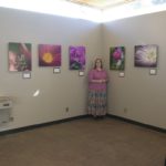 Jessica shows her very first photography exhibit at Boyce Thompson Arboretum in Superior, Arizona. (2/28/2006)