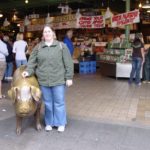 Jessica stands outside the Pike's Place Market in Seattle, WA. (5/20/2007)