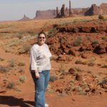 Jessica poses in Monument Valley, AZ. (4/19/2008)