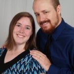 Jessica and Andrew pose together at Sears during a portrait shoot to commemorate Jessica's Master's convocation from ASU. (4/27/2008)