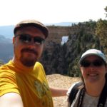 Andrew and Jessica enjoy the views at Grand Canyon North Rim. (8/29/2009)