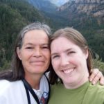 Diane enjoys her visit to Jessica in Arizona from the red rocks of Sedona. (9/3/2009)