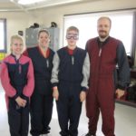 Rachel, Jessica, Cole, and Andrew all prepare to do some indoor skydiving. (6/20/2011)