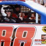 Jessica riding in stock car during the Richard Petty Driving experience at Walt Disney World. (2/6/2012)