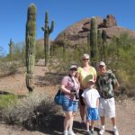 Jessica and the Cole family visiting the Desert Botanical Garden in Phoenix, AZ. (10/20/2012)