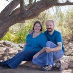 Jessica and Andrew pose for a portrait session at the Riparian Preserve in Gilbert, AZ. (11/22/2015)