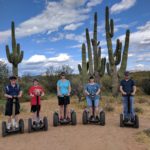 The Coles and the Greens on a Segway tour through the desert. (3/28/2017)