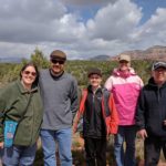 The Greens and the Coles take a break during a Pink Jeep tour in Sedona, AZ. (3/31/2017)