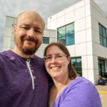 Andrew and Jessica in front of Paisley Park, the home of musician Prince. (5/27/2017)