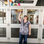 Jessica at the entrance to the Mall of America in MN. (5/28/2017)